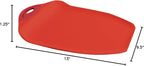 Dexas Chop & Scoop Cutting Board, 9.5 by 13 inches, Solid Red - Image 7