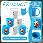 Yaomiao 24 Pcs Christmas Mugs Elegant 7 oz Holiday Party Cups Set - Image 2