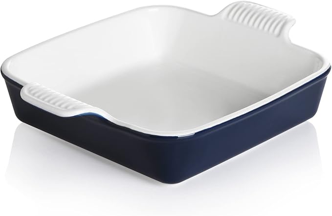 Sweejar Ceramic Baking Dish, 8 x 8 Cake Baking Pan by Sweejarco1949