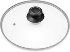 8 Inch Glass Lid for Frying Pan Lid, Fry Pan Lid, Skillet Lid, Pan Lid by CORYTAO