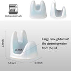 Nihow Pot Lid Holder: Stable Ceramic Pan Lid Holder - Image 2