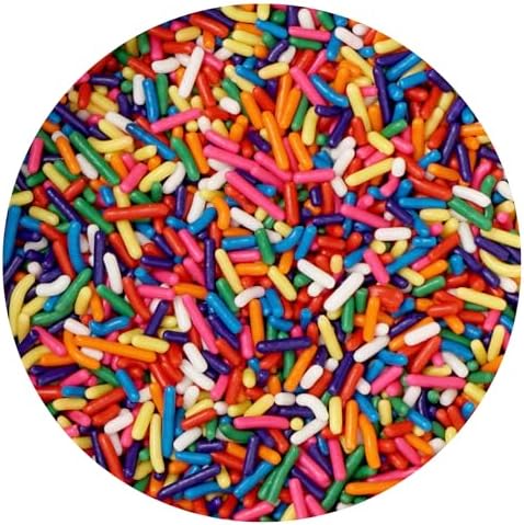 Rainbow Sprinkles Jimmies 3.17 oz, Sprinkles For Cake Decorating - Image 4
