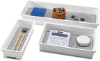 madesmart 3 Bin Drawer Organizer Set, Office & Bathroom, Organizer - Image 9