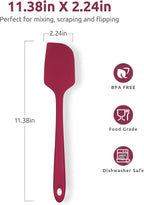 Heat Resistant Silicone Large Spatula: U-Taste 600ºF High Heat Flexible 11.38in - Image 2
