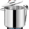 HOMICHEF LARGE STOCK POT 24 Quart by HOMICHEF