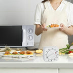 Square 60 Minute Mechanical Kitchen Timer, Manual Countdown Timer - Image 7