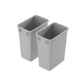 Dowell 2 Pack 35Qt Wastebasket Trash Container, by DowellKitchenBath
