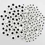 Halloween Small Candy Edible Eyeballs Big Eyes Sprinkle Cake Cupcake Toppers Dessert Cookie Decorations Party Supplies 2 Bottles 6.9oz by GEORLD