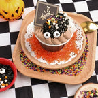 Halloween Sprinkles Edible, 5oZ Fall Eyeball Sprinkles for Cake Decorating with White Black Orange Confetti Nonpareils Jimmies and Sugar, Cupcakes Cookie Ice Cream Baking Toppings - Image 2