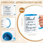 LemonRoad 6 Set Employee Appreciation Gifts 12 oz Thank You Mug and Mug Box - Image 3