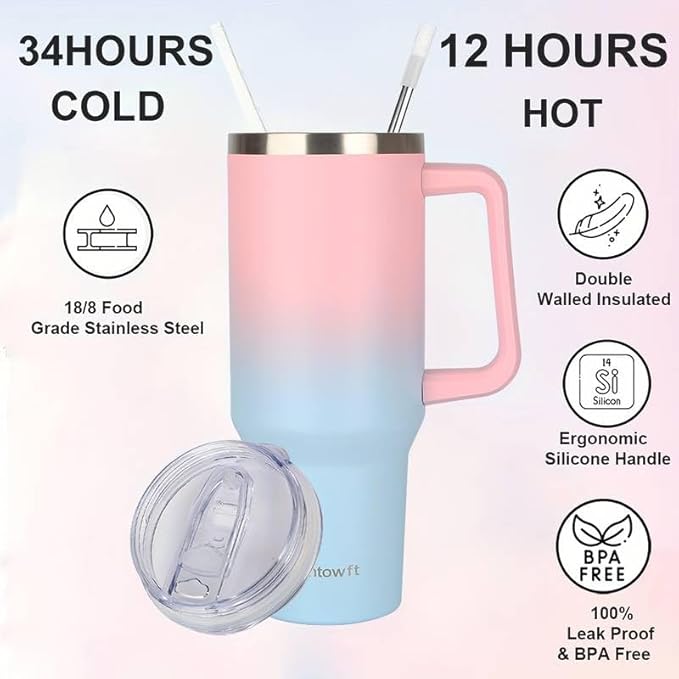 40oz Stainless Steel Double Vacuum Tumbler - Image 3