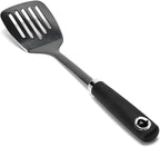 Metal Spatula, Stainless Steel Slotted Turner by JXWING