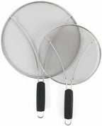 KitchenGuard Stainless Steel Splatter Guard Set of 2 by Unknown