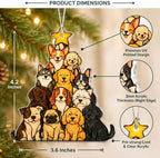 Funny Christmas Ornaments, Stocking Stuffers for Girls, Dog Ornaments for Christmas Tree - Image 3