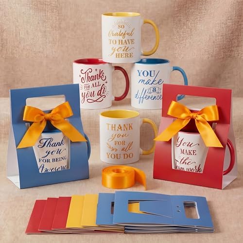 LemonRoad 12 Set Employee Appreciation Gift 12 oz Thank You Mug and Mug Box by Unknown