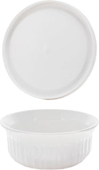CorningWare FS16 16oz Round French White Casserole Dish w/F-16 French White - Image 4