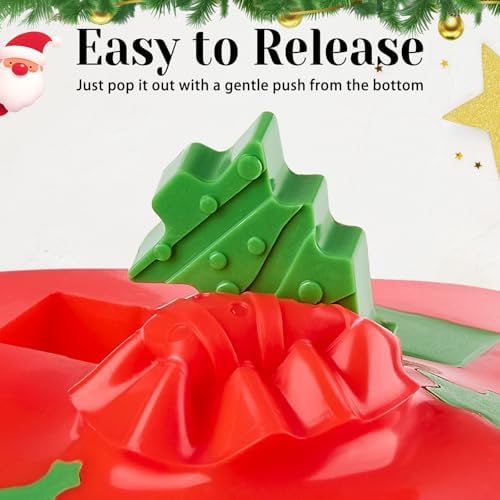 Christmas Chocolate Silicone Molds, 6 PCS - Image 5