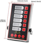 Commercial Kitchen Timer with 6 Channels, Professional LED Digital Timer - Image 9