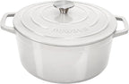 Nuwave 6QT Healthy Enameled Cast Iron Dutch Oven Pot by NuWave