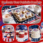 Edible Patriotic Sprinkles for Cake Decorating,Blue Red and White Sprinkle - Image 5