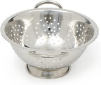 Home Basics Deep Colander Stainless Steel 3 Quart#44; - Image 2