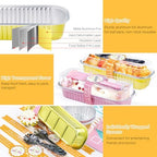 120Pack Mini Loaf Pans with Lids, 6.8oz Aluminum Mini Cake Pan Gold - Image 3