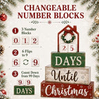 Christmas Countdown Decorations Indoor, Christmas Table Decor for Home - Image 3