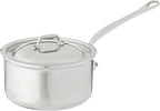 Mauviel M'Cook 5-Ply Polished Stainless Steel Sauce Pan - Image 3