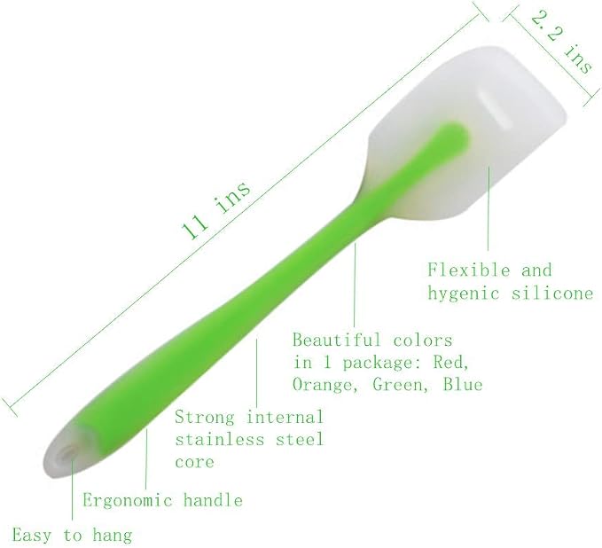 HiramWare Silicone Spatula Set of 4 - Image 3