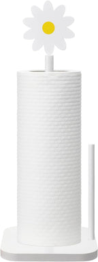 Leinuosen White Daisy Paper Towel Holder Coquettish Cute Wooden Daisy Kitchen by Leinuosen