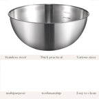 Stainless Steel Salad Bowls Set of 2 Mixing Bowl - Image 8