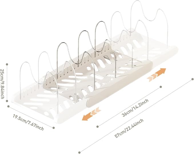 Pot Rack -Expandable Pan Organizer - Image 6