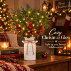 Christmas Table Decor with Metal Pot, Winter Xmas Centerpieces for Tables - Image 7