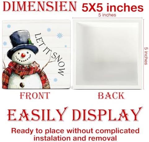 Christmas Sign Decor, Holiday Christmas Decorations - Image 2