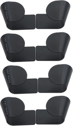 4 Pairs Pot and Pan Lid Holder Self Adhesive Wall Mount Storage Organizer Pot by OZXNO