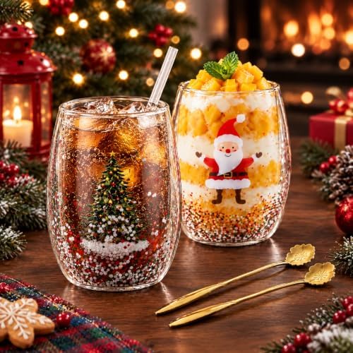 2pcs christmas mugs Coffee Cups 10oz Heat insulation and scald prevention - Image 7