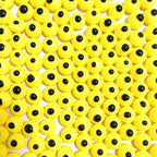 Sentovac Yellow Candy Eyeballs Eyes Edible Sugar Sprinkles Cookie Cake Cupcake Toppers Decorations Small Candy Eyes for Christmas Halloween Cake Decorations Supplies - Image 2