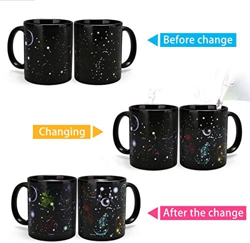 Kmiles Heat Changing Constellation Mug - Colour Changing Magical Coffee Tea Cup, 12 Ounce - Novelty Xmas Funny Gifts - Image 4