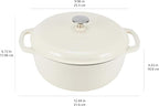Amazon Basics Enameled Cast Iron Dutch Oven Pot - Image 4