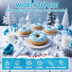 Edible Blue Silver White Pearl Sprinkles,Winter Pearls for Cake Decorating - Image 4