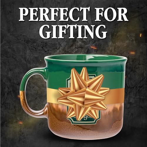 Silver Buffalo Lord of the Rings Green, Reactive Glaze Camper Mug, 20oz - Image 6