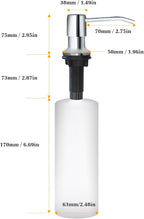 Soap Dispenser for Kitchen Sink, Built in Sink Soap Dispenser Lotion Dispenser - Image 6