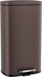 Arlopu 8 Gallon Step Trash Can, Stainless Steel Garbage Bin, Soft-Close Rubbish by Arlopu