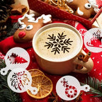 JULBEAR 36 Pcs Christmas Cookie Cake Stencils, Reusable Baking Mold Tools - Image 6