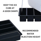 LONGFITE Large and Long Ice Cube Tray 2 Pack Silicone Freezing Container Sticks - Image 4
