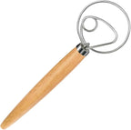 Polly Online Dough Whisk, Wooden Handle Danish Sourdough Whisk by PollyOnline