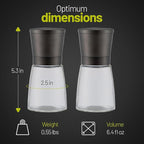 ZOLMER® Premium Stainless Steel Salt and Pepper Grinder Set manual | Adjustable - Image 6