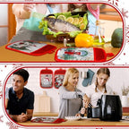 Jingmore 12 Pcs Christmas Pot Holders with Pocket for Kitchen Cooking Gift - Image 6