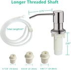 Soap Dispenser for Kitchen Sink, Built in Sink Soap Dispenser, Countertop Soap - Image 6