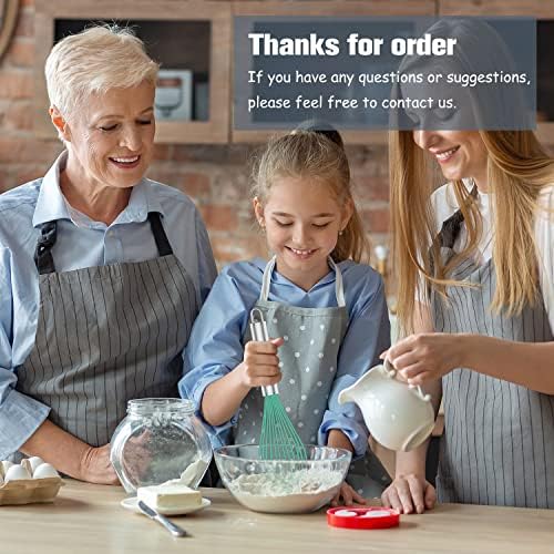 Teal Silicone Whisk Set of 3, 8/10/12 Inch, Non-Scratch, Aqua - Image 6